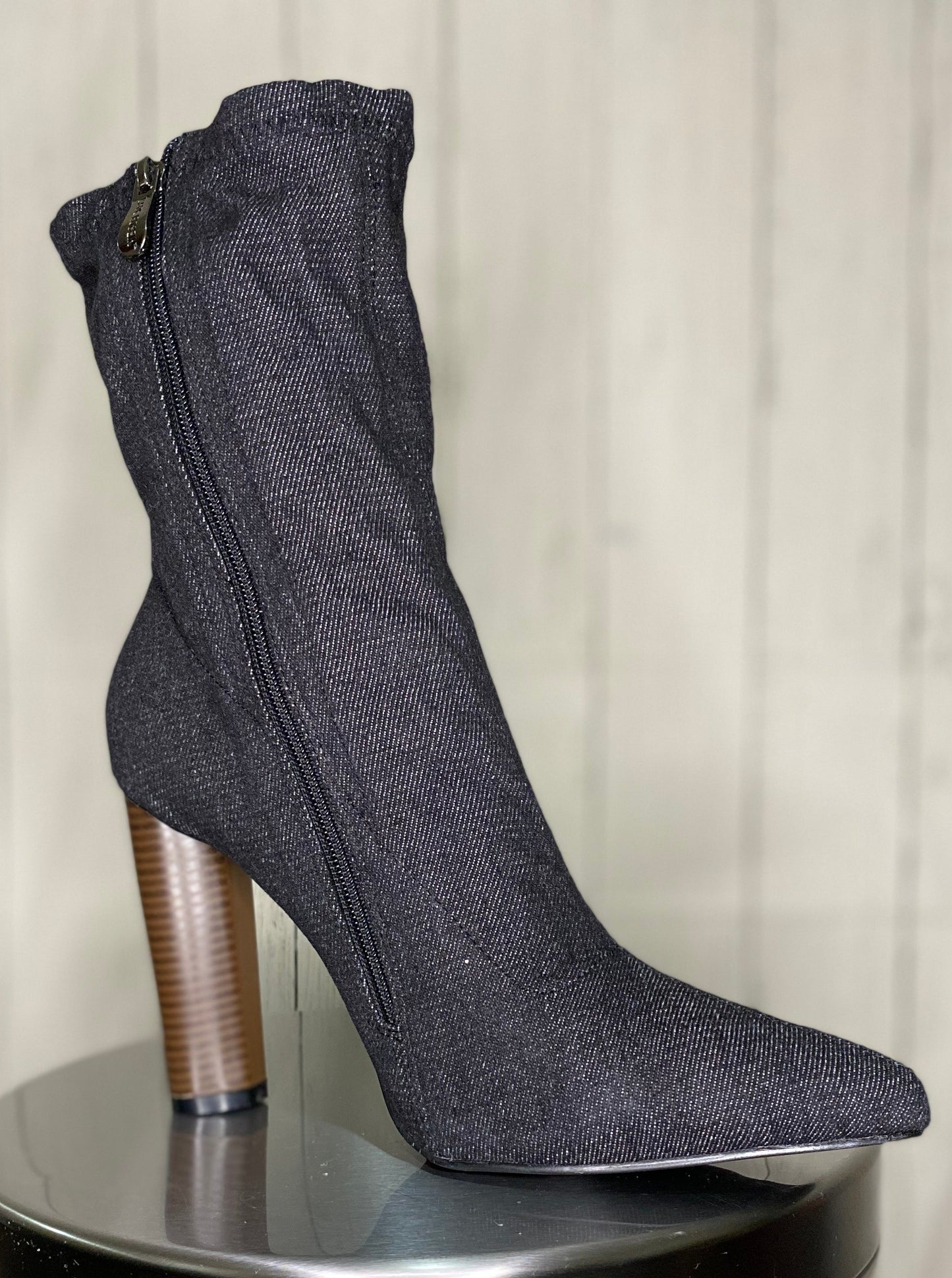 Denim Boots