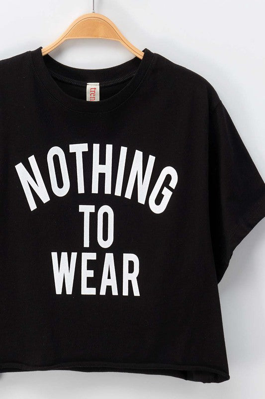 Nothing To Wear Crop Tee