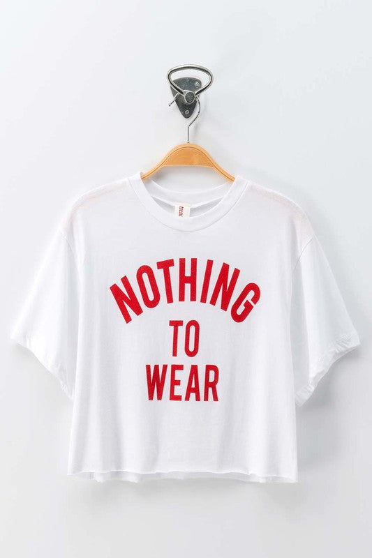 Nothing To Wear Crop Tee