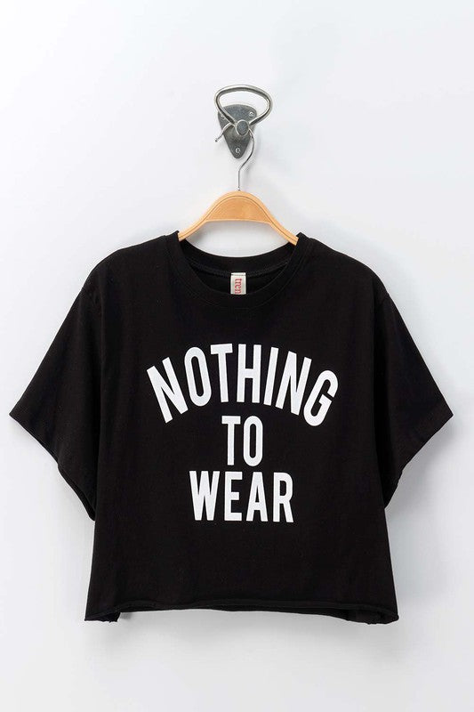 Nothing To Wear Crop Tee