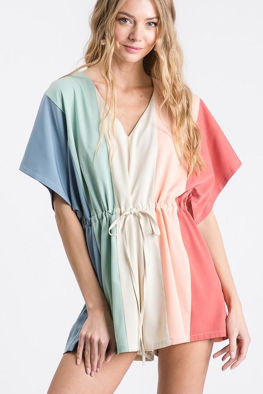 Color Block Romper