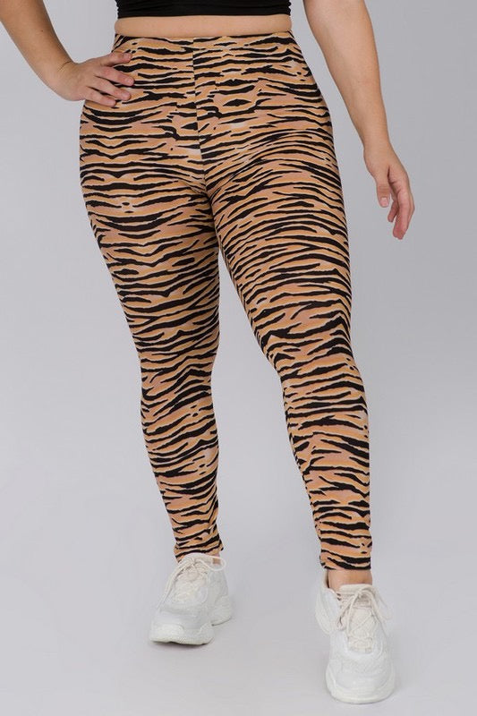 Tiger Print Leggings