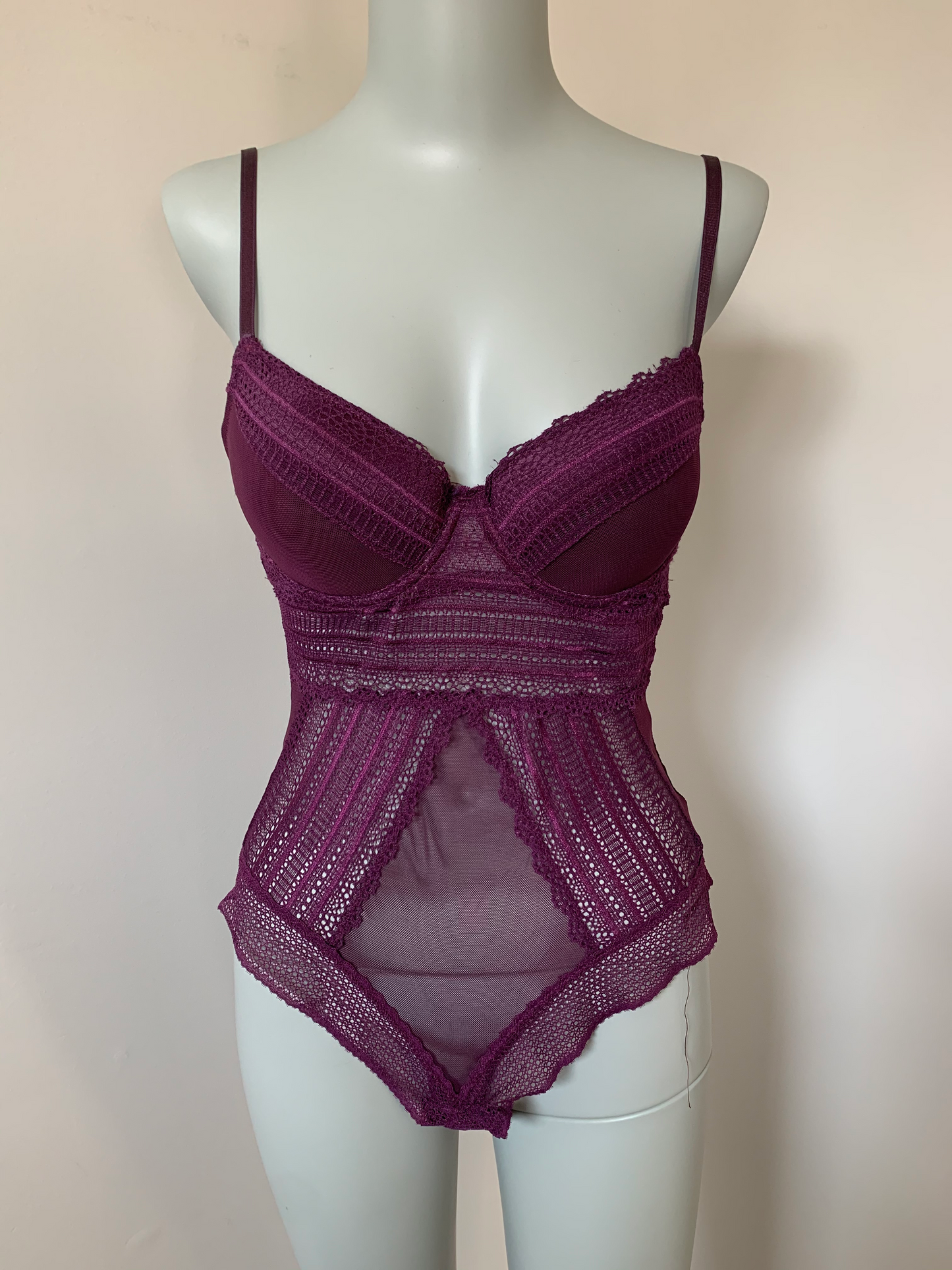 Lace Plum Bodysuit