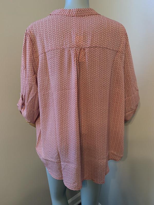 Chevron Blouse Plus size