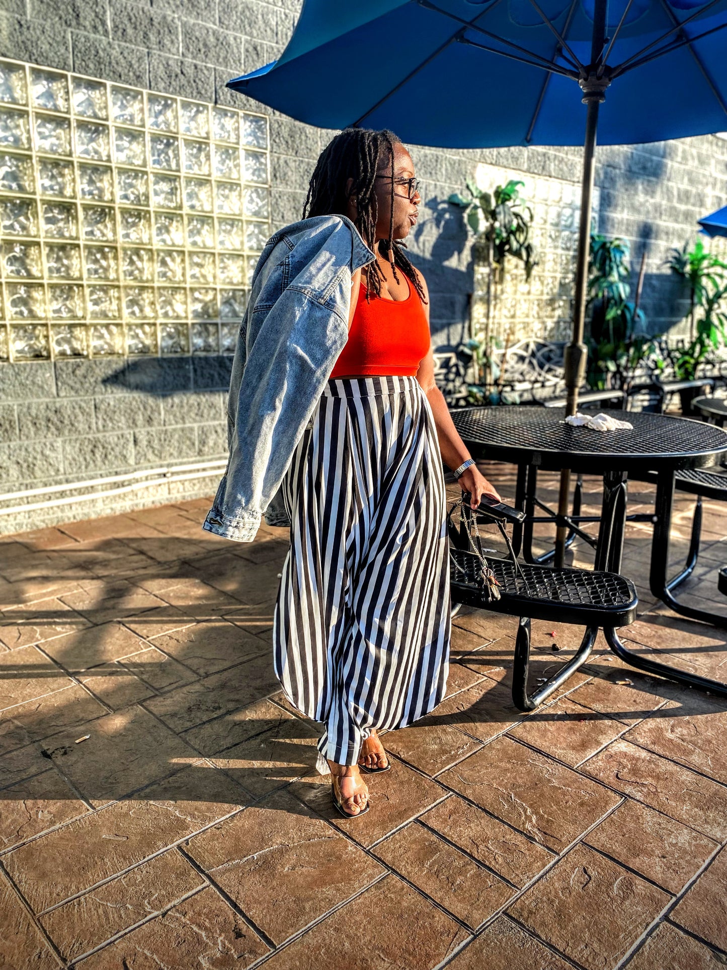 Modern Stripe Pants