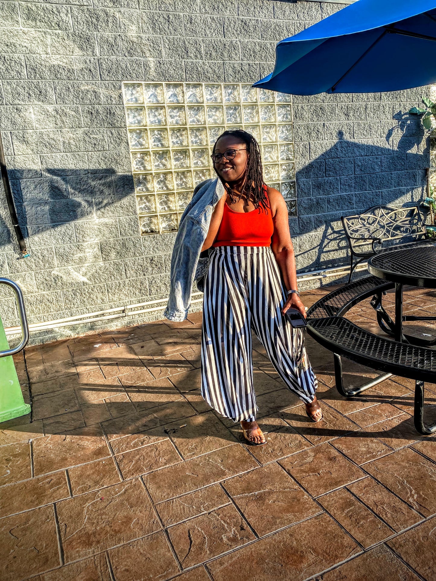 Modern Stripe Pants