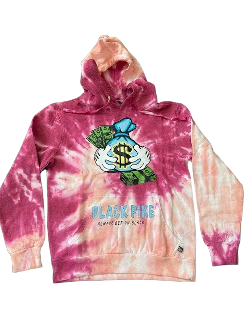 BLK PIKE MONEY BAG HOODIE