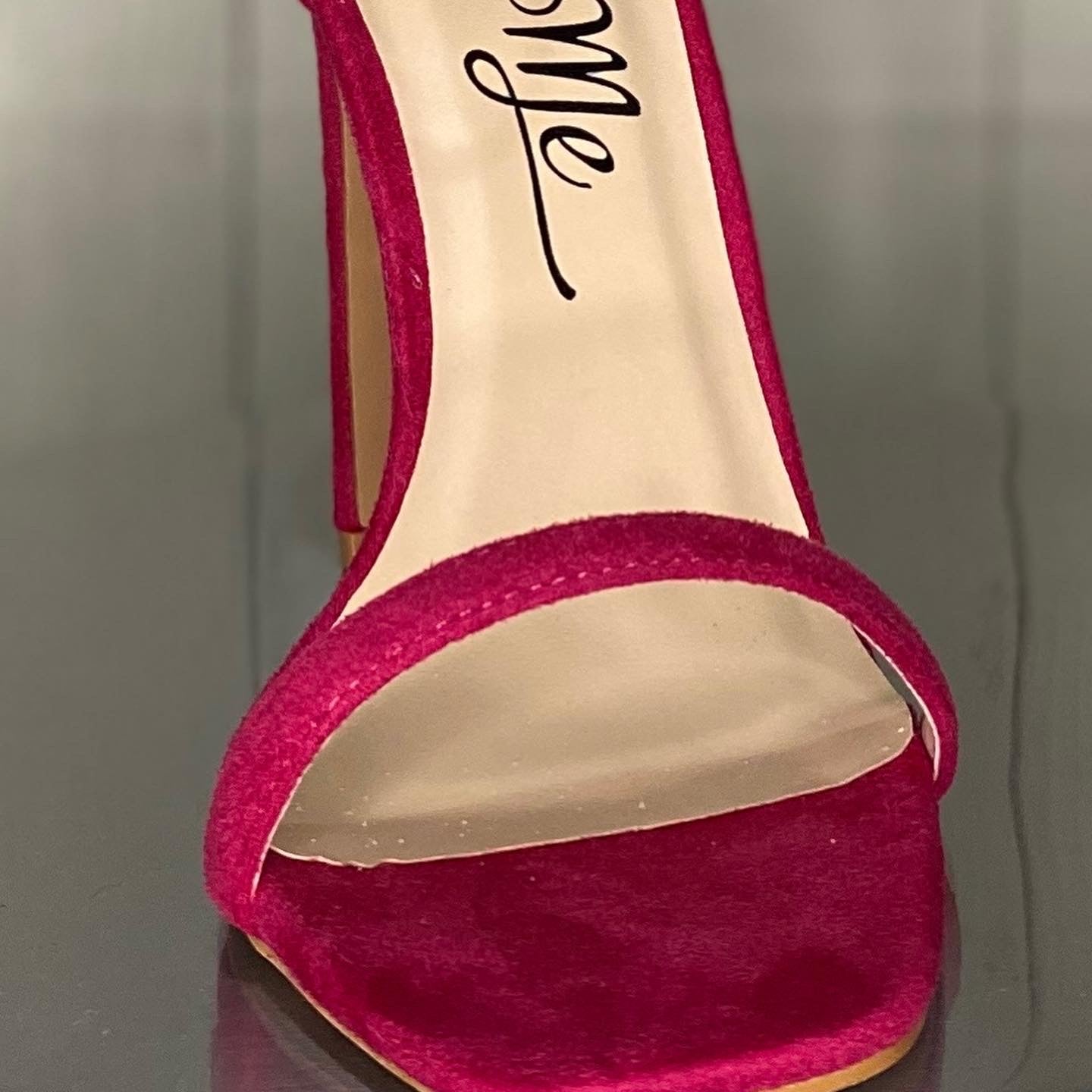 Pink Suede Heel