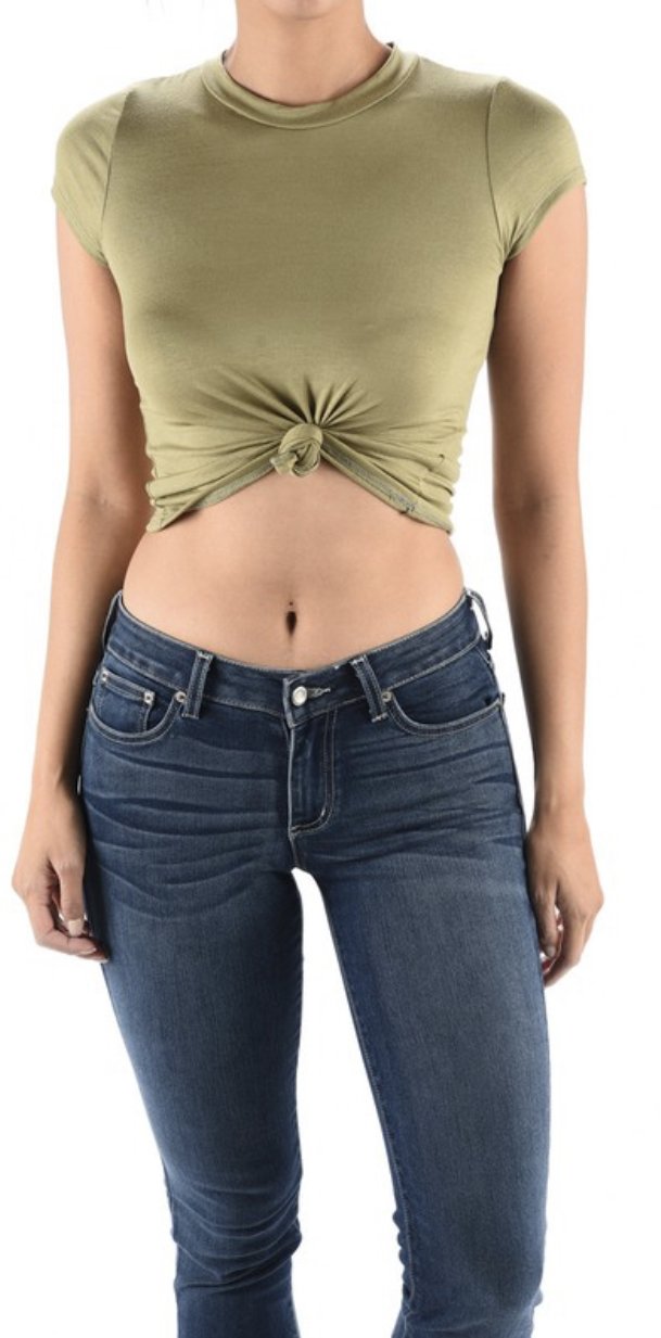knotted Crop Top
