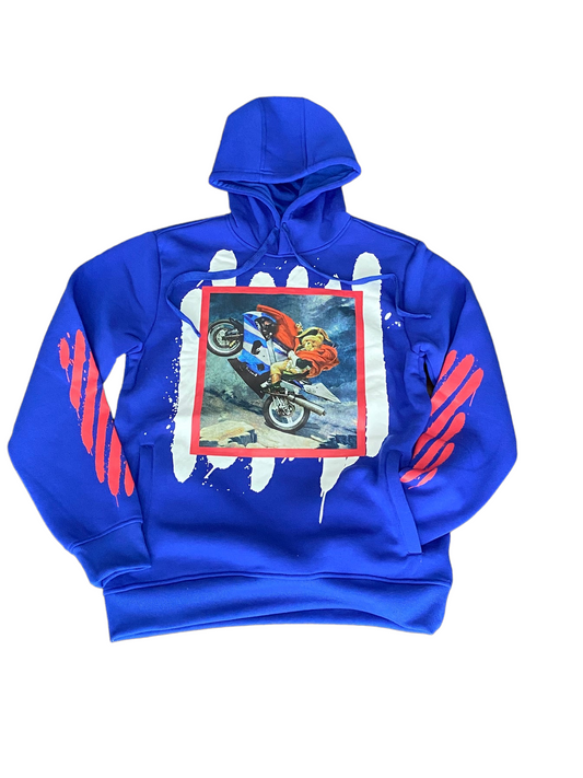 MCB HOODIE BLUE