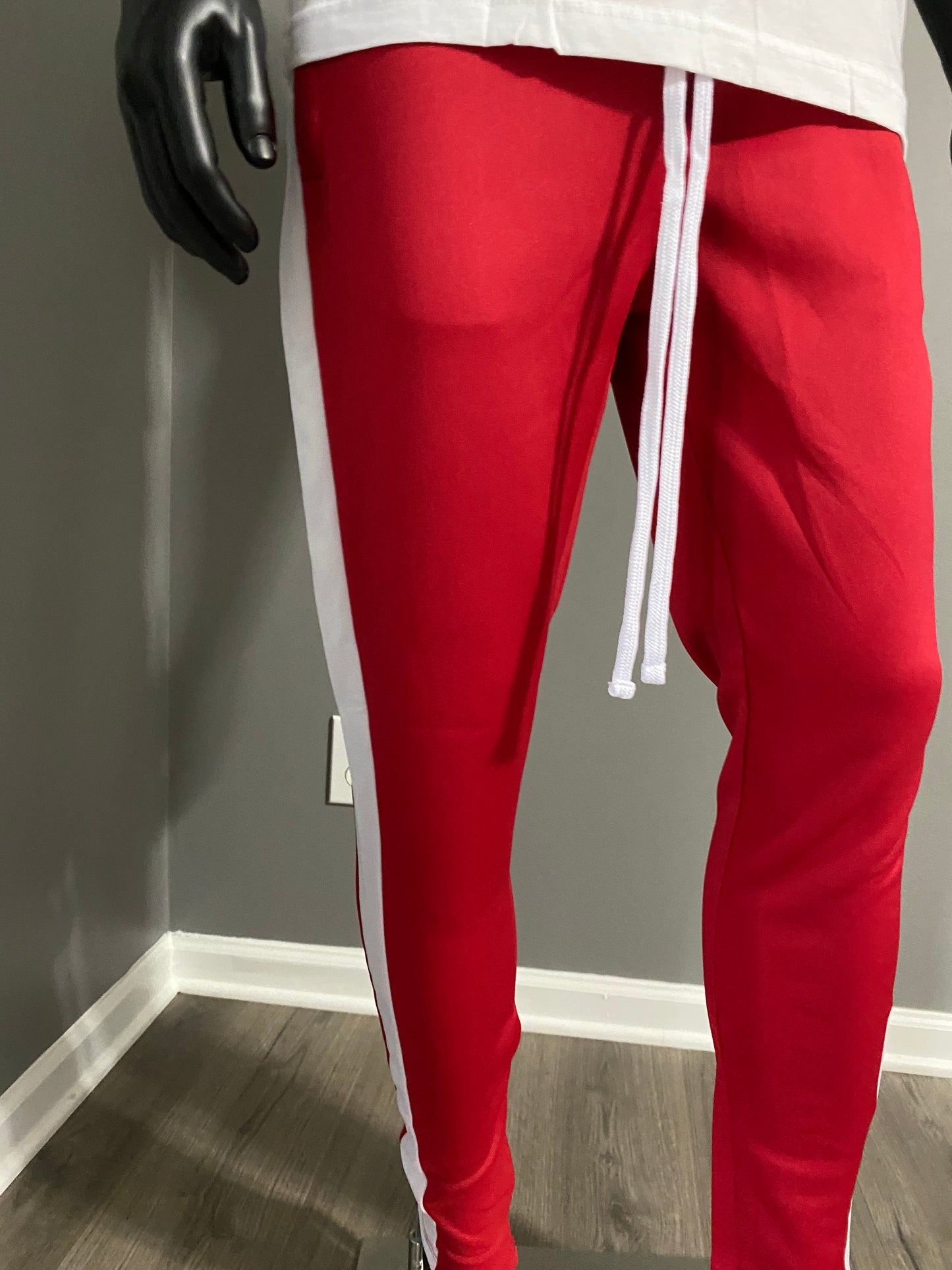 Rebel Minds Track Pants Red/White